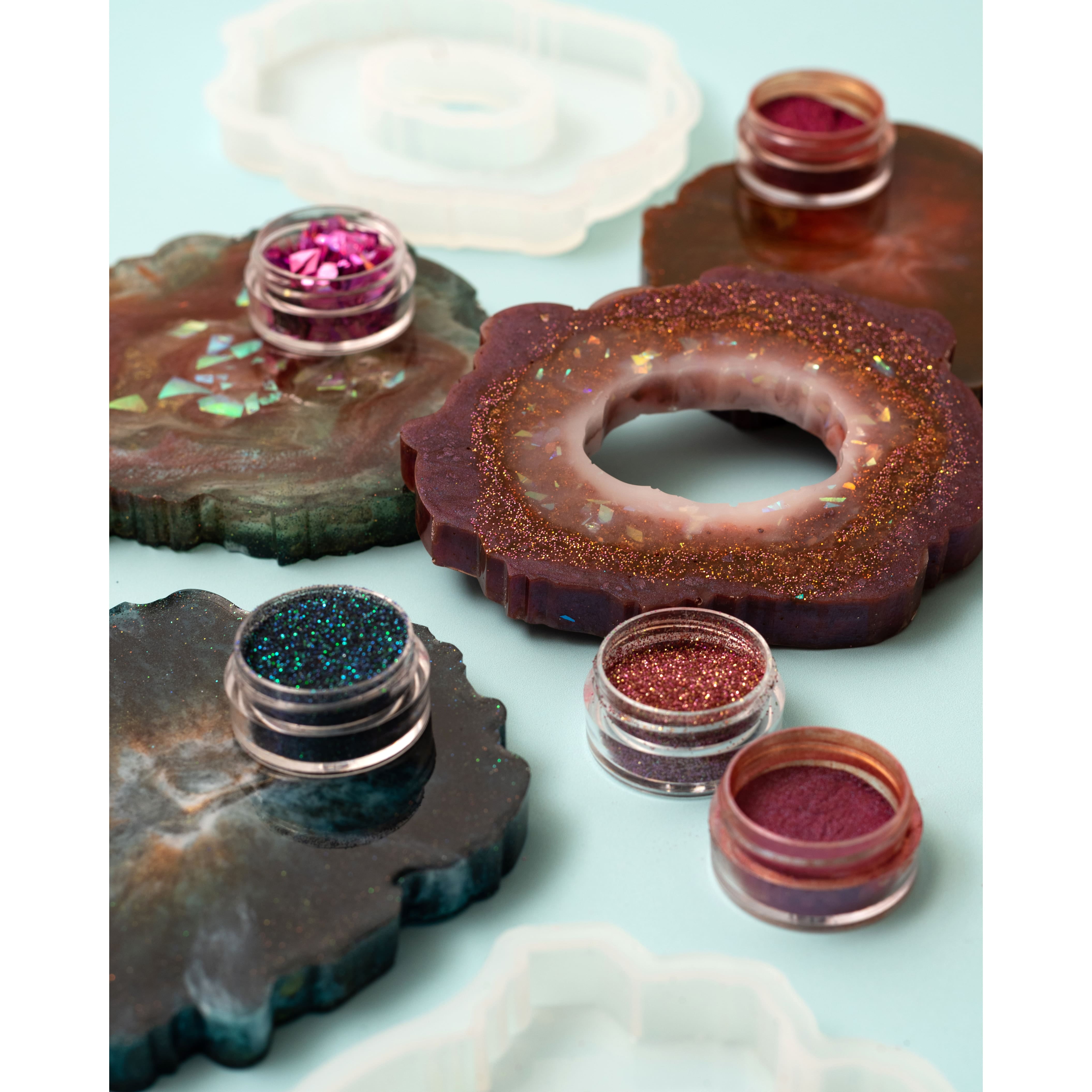 Craft Smart Resin Geode Coaster Mold Set
