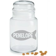 Personalized Pet Treats Glass Jar