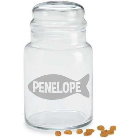 Personalized Pet Treats Glass Jar