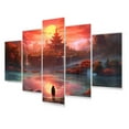 thumbnail image 2 of Designart "Landscape of the Rising Sun in Japan III" Japanese Art Living Room Set, 2 of 5