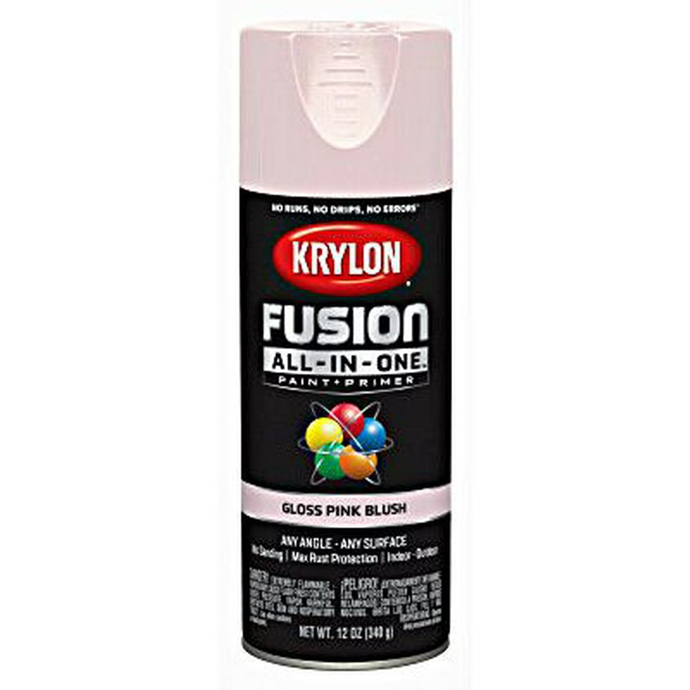 New Krylon K02717007 Fusion Spray Paint Gloss Pink Blush 12 Ounce,1 Each