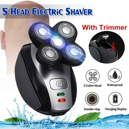 5 Head Floating Shaving Men S Electric Rotary Shaver Waterproof