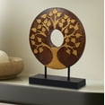thumbnail image 4 of Decozen Home Decor Handmade Wooden Sculpture in Lucky Tree Design Acacia Wood, 4 of 8