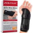 thumbnail image 6 of Carpal Tunnel Wrist Brace Night Support - Wrist Splint Arm Stabilizer & Hand Brace for Carpal Tunnel Syndrome Pain Relief with Compression Sleeve for Forearm or Wrist Tendonitis Pain,M,Left, 6 of 8