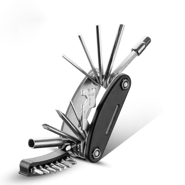 Herramienta cortadora de cadena de bicicleta, kit de herramientas multifuncional para romper cadena de bicicleta de montaña, kit de reparación de bicicletas construido para durar