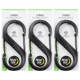 thumbnail image 1 of Mosquetón Nite Ize S-Biner Doble Clip Plástico Negro x3, 1 of 9