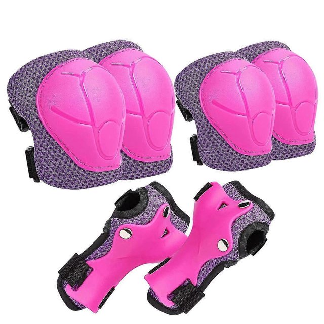Children's knee pads 2-8 years old protective equipment set 6 in 1 set suitable for skating, bicycles, roller skating, scooters, skates