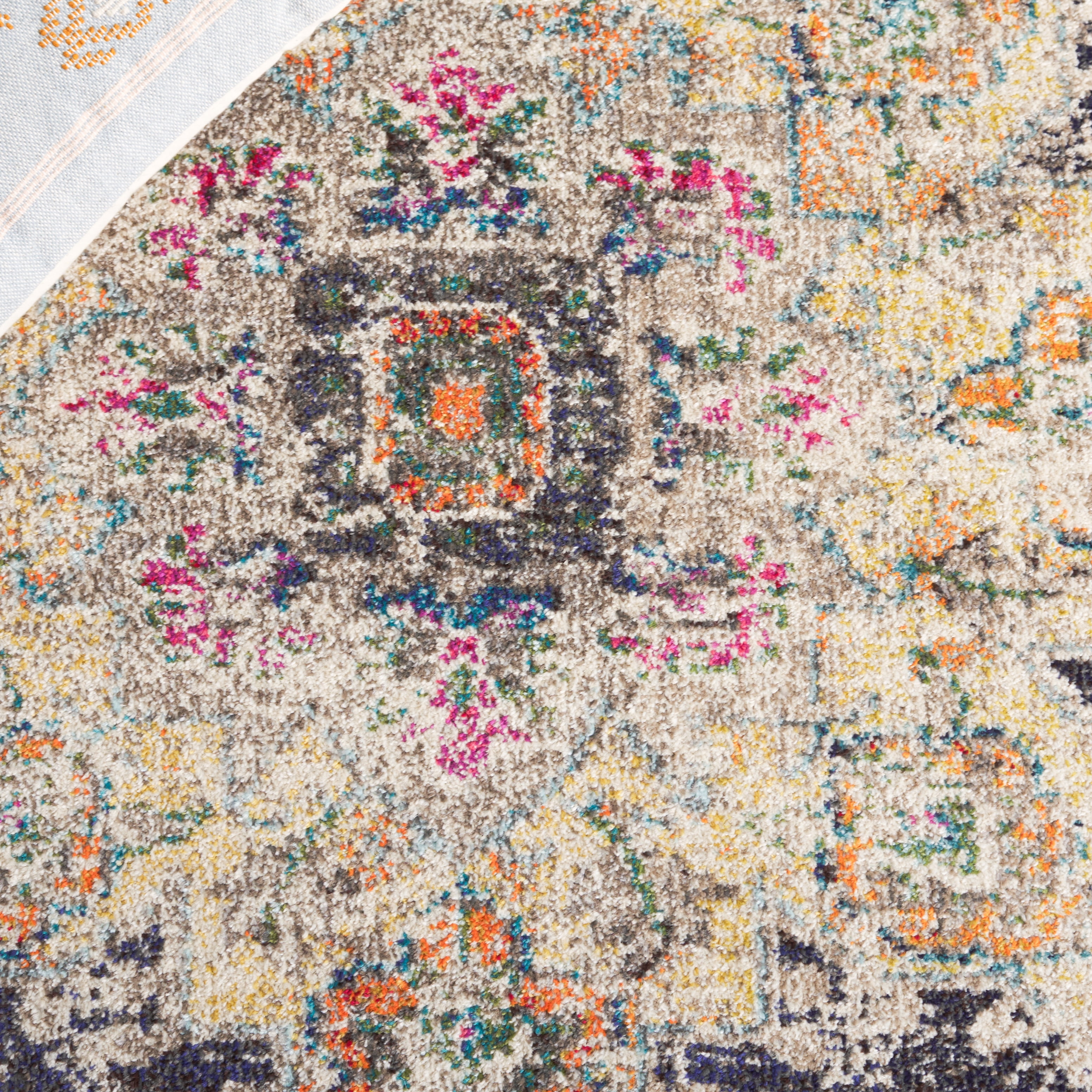 SAFAVIEH Madison Dalia Oriental Runner Rug, Black/Gold, 2'2" x 16'