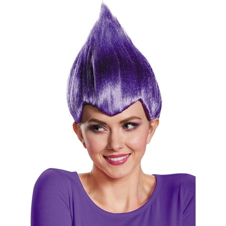 Morris Costumes Adult Unisex M Shape Hair Wacky Wig Purple One