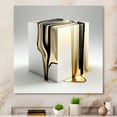thumbnail image 2 of Designart Black And Gold Cubic Expression I Canvas Wall Art, 2 of 5
