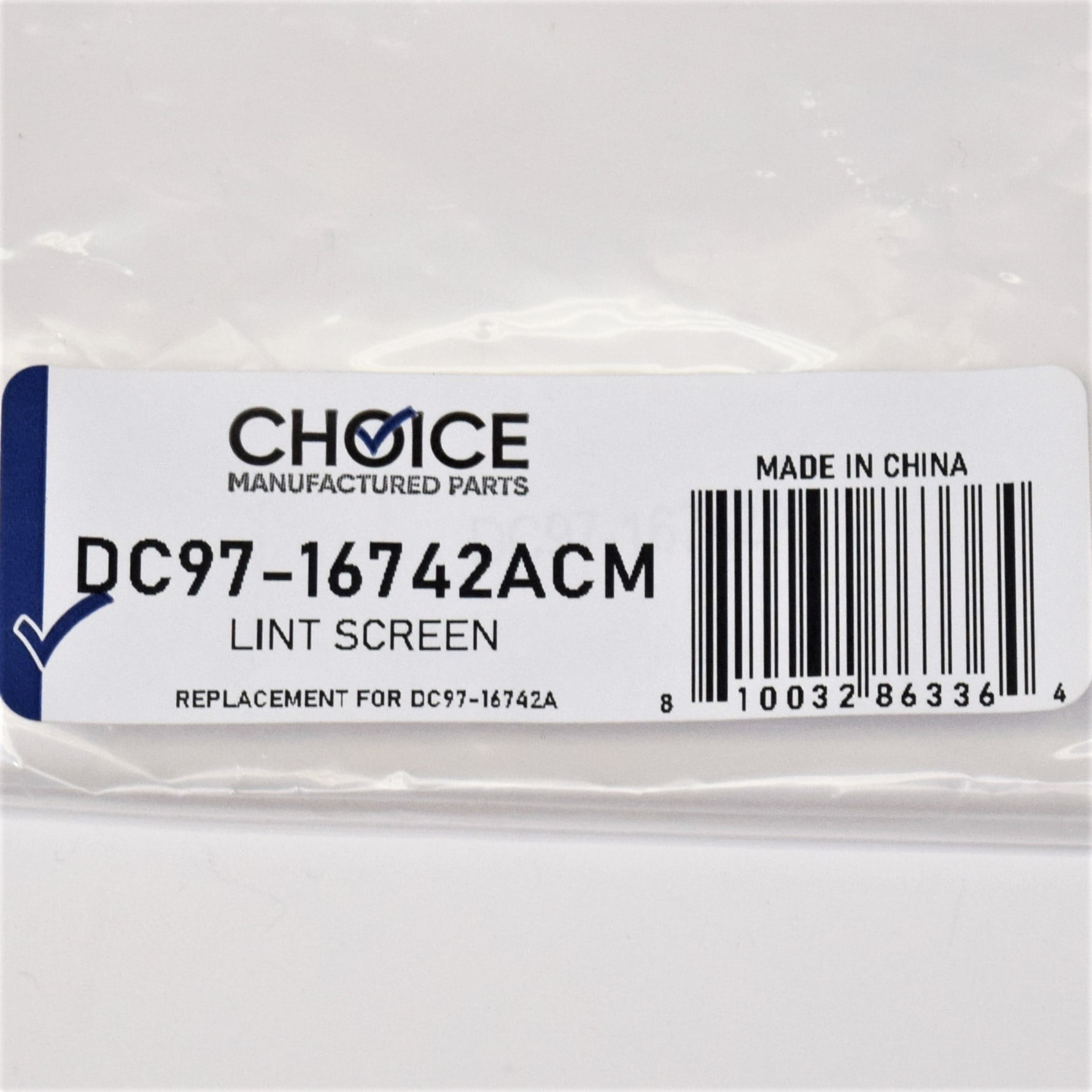 Dryer Lint Filter & Case Assembly for Samsung, AP5306681, PS4221839, DC97-16742A