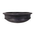 thumbnail image 3 of Hand Made Pottery Earthen Clay Pot With Lid For Cooking & Serving Pre Seasoned - Black, 2 Liters, 3 of 4