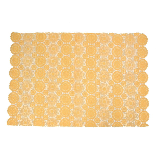 Manta de encaje para recién nacido, accesorio para fotografía infantil con diadema para fotografía de bebé, color amarillo