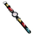 thumbnail image 4 of Reloj infantil 3D con diseño de coche, resistente al agua, para niños (negro), 4 of 8