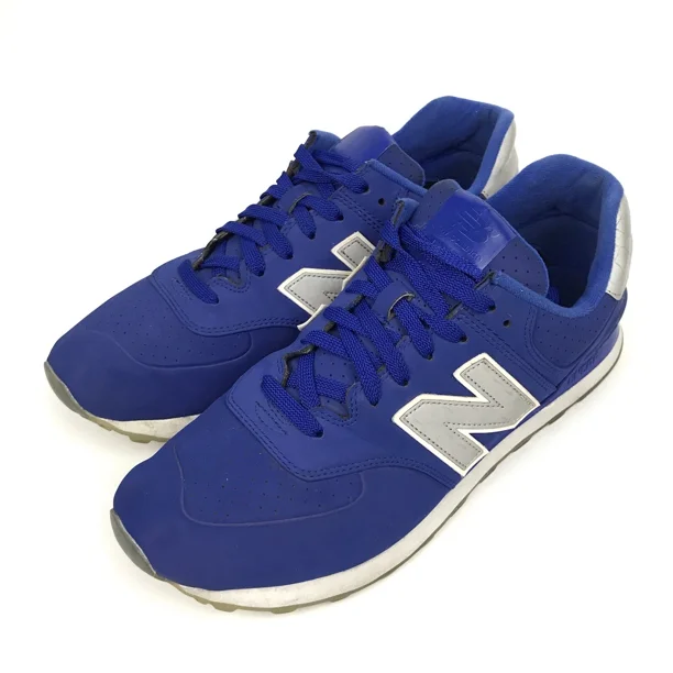 New Balance 574 Classic ML574SYA Mens Size 11.5 D Walking Sneakers Blue Silver