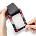 thumbnail image 7 of Unicorn Square PU Leather 2 Pack Travel Tag - Bag Tag - Suitcase Tag with Privacy Cover and Stainless Steel Ring - Suitable for Travel, Backpack, and Handbag, 7 of 7
