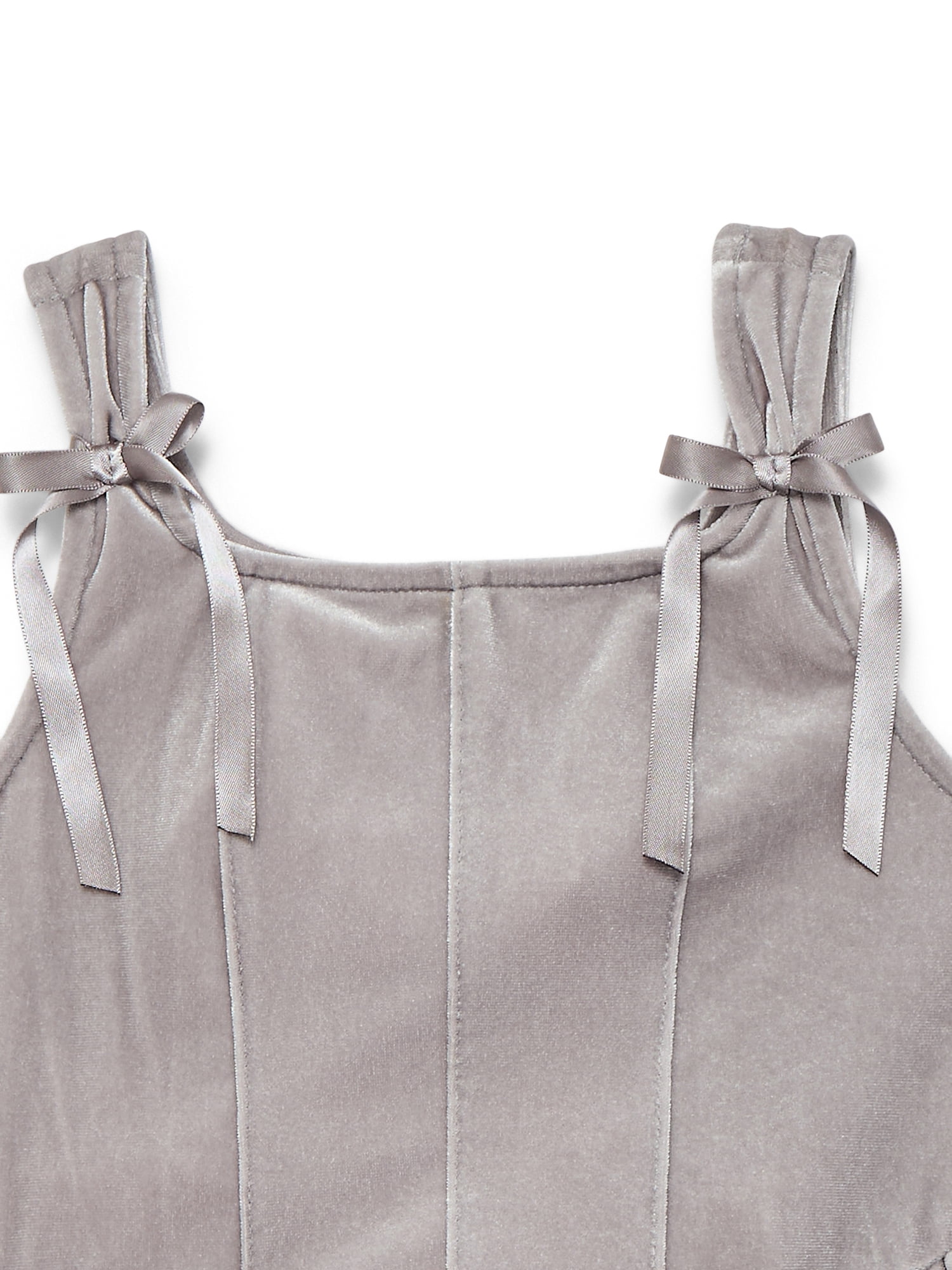 Weekend Academy Girls Sleeveless Velour Corset Dress, Sizes 4-18