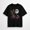 JC01-Black-357, variant on Three Crawfish Moon Galaxy Space Retro Animal T-Shirt