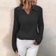 thumbnail image 5 of Suéter De Solapa De Mujer, Suéter De Punto De Mujer Cómodo Poliéster De Color Sólido Para Otoño Invierno ANGGREK  Otros, 5 of 5
