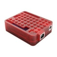 thumbnail image 5 of Arduino UNO R3 Protective Case, Enclosure, Computer Box, Lego Style (Red), 5 of 6