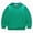 H268-Green, variant on TOWED22 Kids Cotton Sweatshirt Basic Thin Long Sleeve Crewneck Pullover for Toddler and Girls Tops,3-4 Y