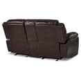 thumbnail image 4 of Pemberly Row Double Glider Reclining Loveseat with Console in Brown, 4 of 7