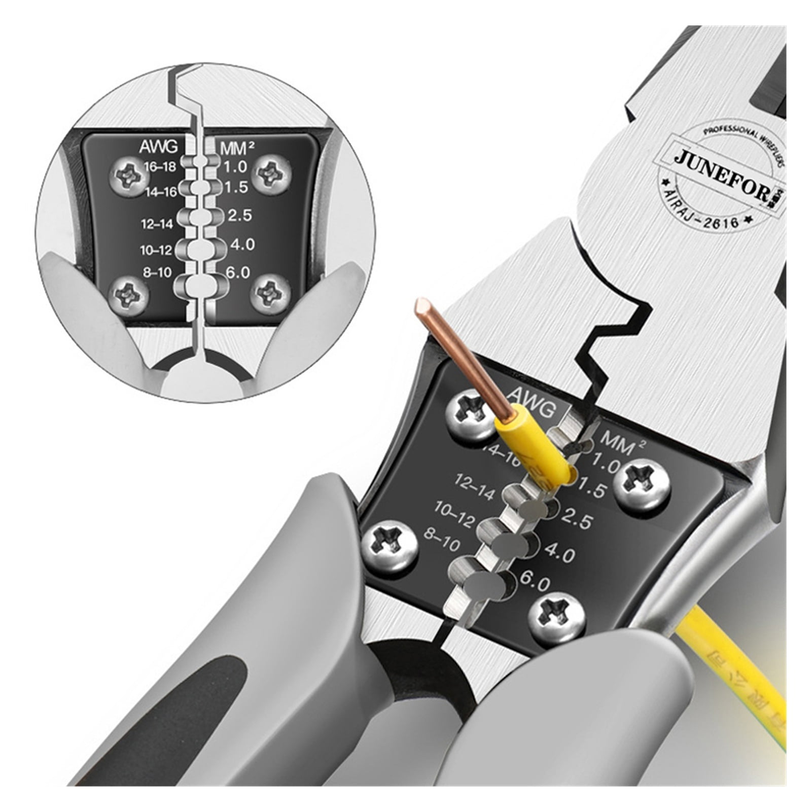 7 Inch Multifunction Pliers Set Combination Pliers Stripper/Crimper/Cutter Heavy Duty Wire Pliers Diagonal Pliers Hand Tools ,Durability That Lasts