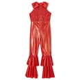thumbnail image 5 of iEFiEL Girls Metallic Ballet Dance Unitard Gymnastics Performance Leotard, 5 of 7
