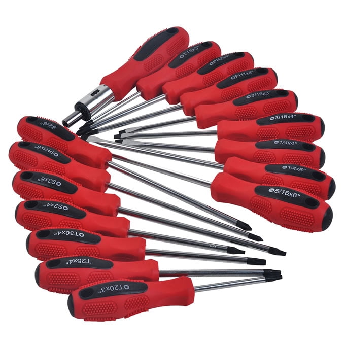 KING Screwdriver & Bit Set with Display Stand (116-Piece Set)