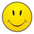 thumbnail image 1 of Autocollant en Vinyle 2 Pouces #1 Smiley Face Souriant, 1 of 1