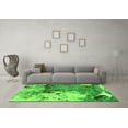 thumbnail image 3 of Ahgly Company Indoor Rectangle Abstract Green Modern Area Rugs, 5' x 8', 3 of 4