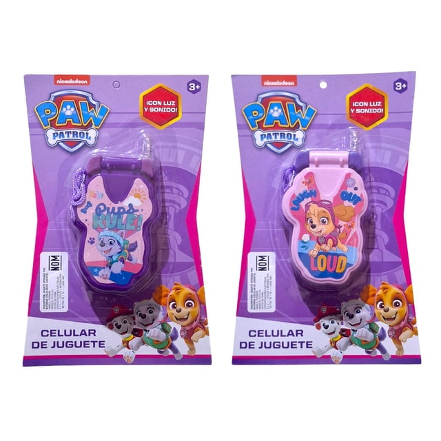 6 Telefono Sonido Paw Sky Niña Juguete Mayoreo T372333
