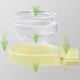 thumbnail image 3 of Comedero Transparente para Periquitos, Antivuelco, para Jaulas de Chinchillas, Bebedero con Abrazadera., 3 of 5