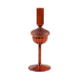 thumbnail image 2 of Glass Pinecone Candle Holder Decorative Candle Stand for Christmas Fall Thanksgiving Table Centerpiece Mantel Fireplace Dining Room Home Decor, 2 of 6