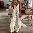 thumbnail image 3 of Various Fruits Sleeveless Dress Woman Fashion Long Dresses Women's Summer Suit Dress Summer 2025 Women, 3 of 7