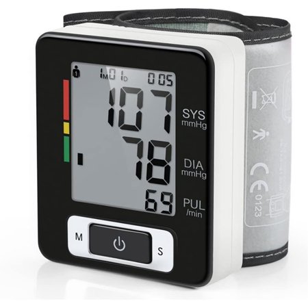 LPY-Wrist Blood Pressure Monitor for Home Use with Large Cuff, Digital ...