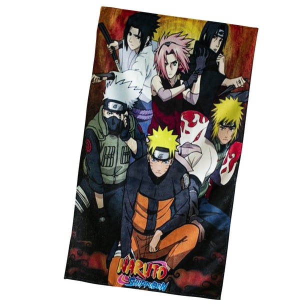 Toalla De Baño Diseño Anime Serie Naruto Microfibra Poliester Nubisuave NARUTO