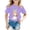 1-Purple540, variant on Wxolcjlv Girls Summer Cute Tee Casual Cartoon Cat Print Short Sleeve T-Shirt, Szies 0-13