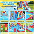 thumbnail image 3 of Adnoom 12-in-1 Bounce House with 480W Blower, Inflatable Water Slide for Big Kids, Jumping Castle with Dual Pools, Water Cannon, Basketball Hoop & Obstacle Crossing, Water Park for Backyard, 3 of 9