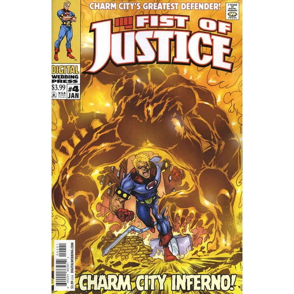 Fist of Justice #4 VF ; Digital Webbing Comic Book