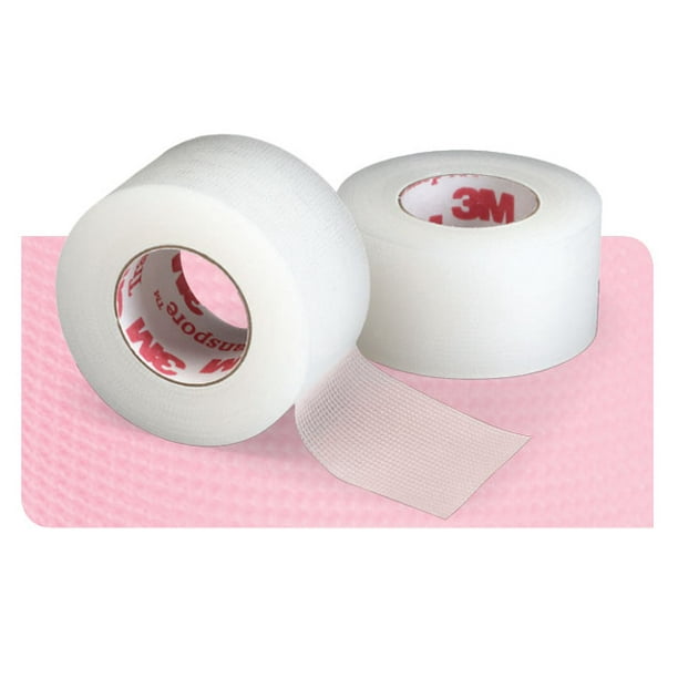 3M Medical Tape Transpore Porous Plastic 1 Inch X 10 Yard Transparent