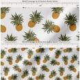 thumbnail image 2 of Soimoi White Cotton Poplin Fabric Pine Fruits Decor Fabric Printed Yard 56 Inch Wide, 2 of 7