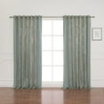 thumbnail image 7 of Best Home Fashion, Inc. Wide Width Damask Jacquard Grommet Curtain Panels (Set of 2), 7 of 7