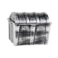 thumbnail image 1 of Luzkey Kids Pirate Treasure Chest Collection Storage Box Sturdy Multi Functional Jewelry Organizer Treasure Box for Games Activities silver, 1 of 8