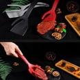 thumbnail image 4 of Guardoinrt Heat Resistant Nylon Spatula Turner Double Sided For Versatile Cooking Comfortable Handle Easy grey 1Set, 4 of 6