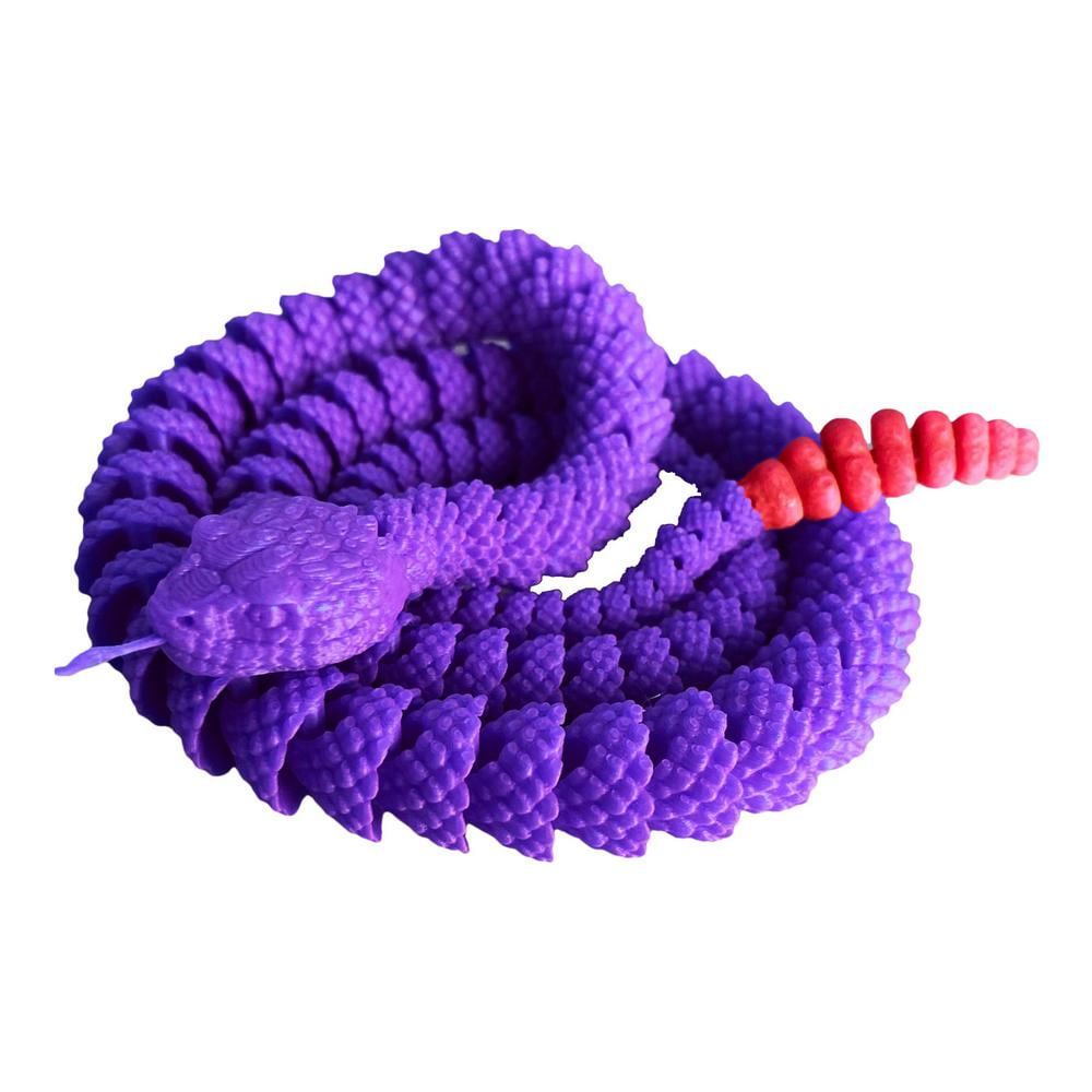 IMSHIE Realistic Fake Snake 3D Printed Articulated Snakes Stimulate