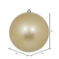 thumbnail image 3 of Vickerman Boule de Bonbons Champagne 10 Pouces Ornement de Noël, 3 of 3