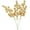 Gold, variant on ZOELNIC 16pcs Christmas Glitter Berries Stems, 9" Artificial Christmas Picks for Christmas Tree Ornaments, DIY Xmas Wreath, Crafts, Holiday and Home Decor (Silver)
