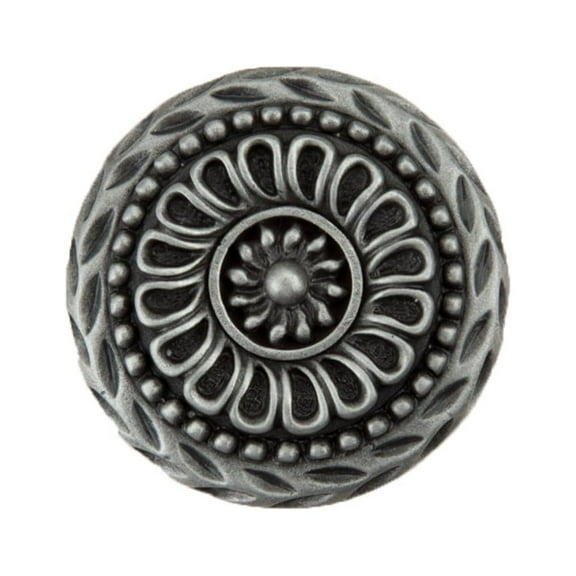 Acorn Manufacturing DQFPP Artisan Collection Lace Circle Knob, Antique Pewter