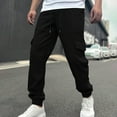 thumbnail image 2 of ZQUUVOU Hiking Pants Men Lightweight Travel Pants For Men Stretch Mens Cargo Work Pants Black, 2 of 6